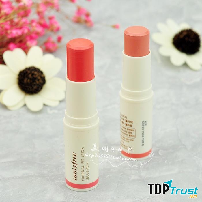 Phấn má hồng dạng thỏi Innisfree Mineral Fit Stick