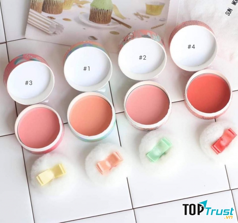 Phấn má hồng the face shop Lovely MEEX Cushion Blusher