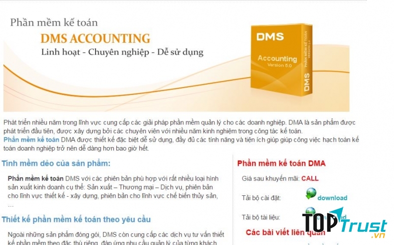 Phần mềm DMS của công ty Đất Mũi