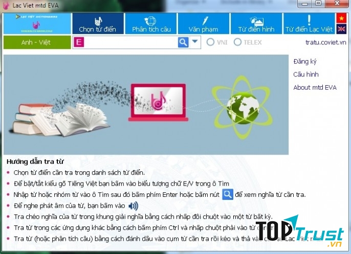 Phần mềm học tiếng anh Lạc Việt