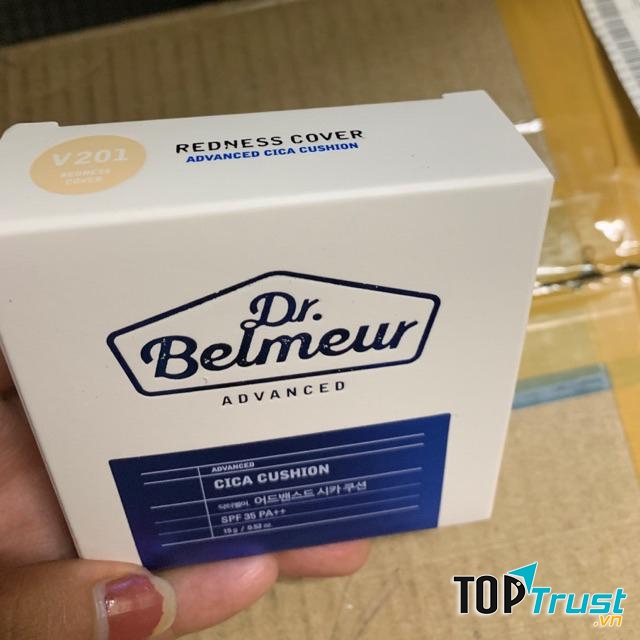 Phấn nước cho da mụn nhạy cảm Dr. Belmeur Advanced Cica Cushion SPF 35 PA++