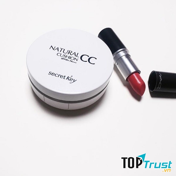 Phấn Nước Lâu Trôi Làm Sáng Da Và Chống Lão Hoá Secret Key Natural CC Cushion SPF50 PA+++