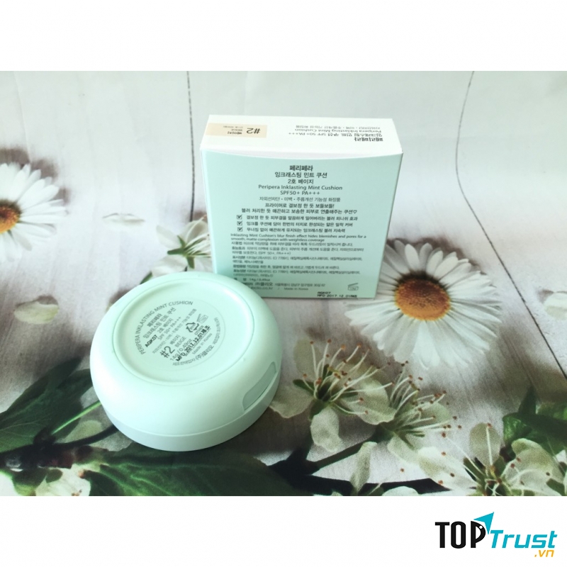 Phấn Nước Lâu Trôi Peripera Inklasting Mint Cushion