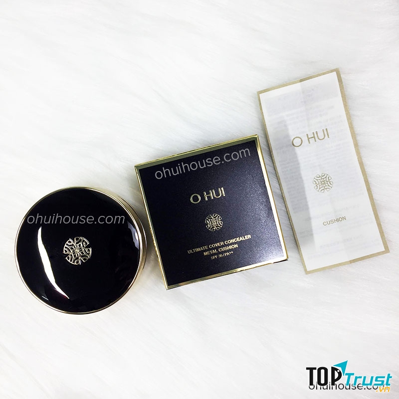 Phấn nước Ohui Ultimate Cover Metal Cushion đẹp không tì vết
