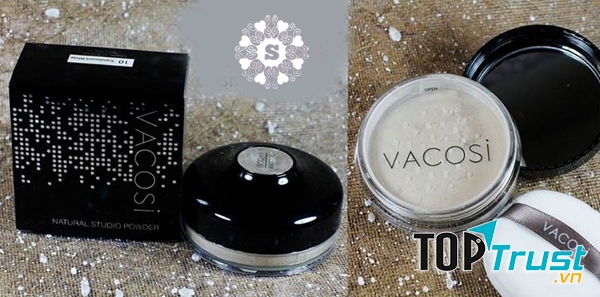 Phấn phủ dạng bột Vacosi Loose Powder Natural Studio