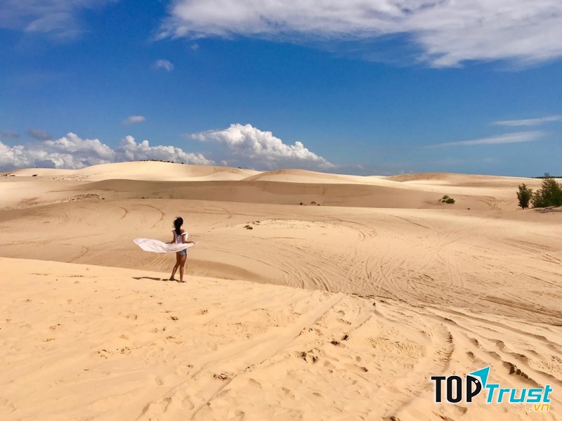 Đồi cát trắng ở Phan Thiết