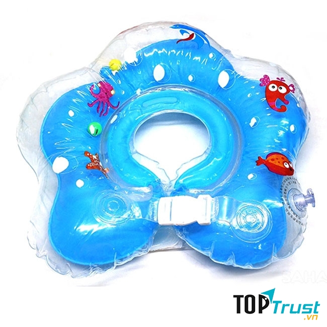 Phao bơi đỡ cổ chống lật được thiết kế đặc biệt cho bé dưới hai tuổi.