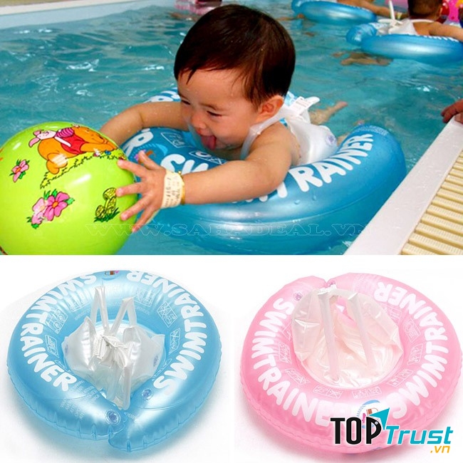 Phao tập bơi có đai an toàn chống lật cho bé