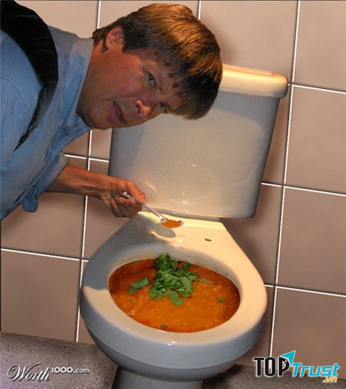 Hỗn hợp kinh dị súp bồn cầu