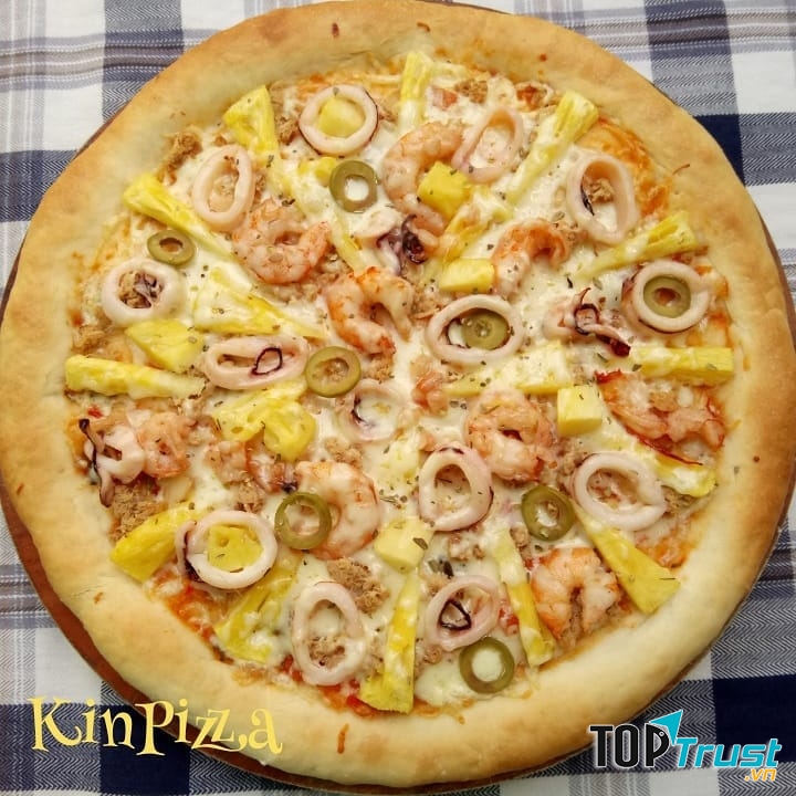 Pizza hải sản sốt phomai Đức