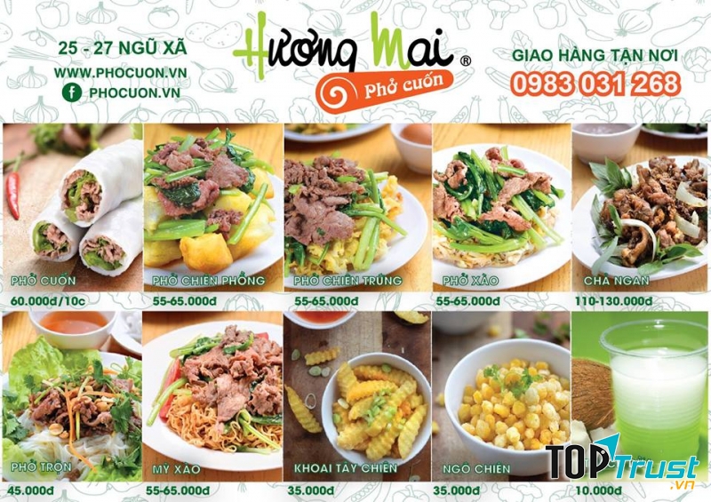 Món phở chiên phồng ai ăn một lần sẽ nhớ mãi, phở chiên phồng ăn cùng sốt thịt bò và rau cải.