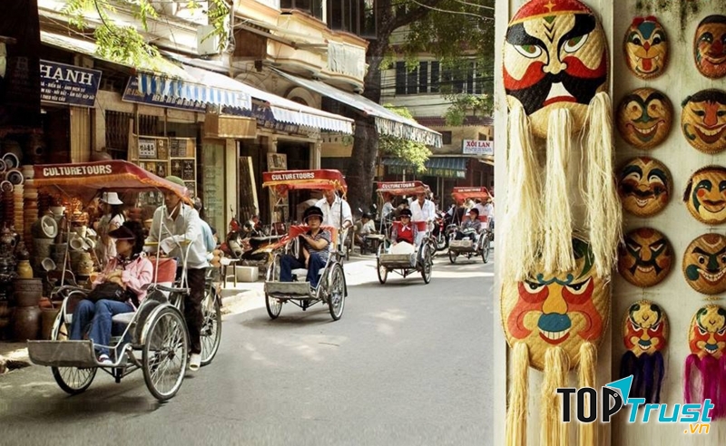 Phố Hàng Mã với những món đồ thủ công mỹ nghệ mang đậm văn hóa Việt Nam