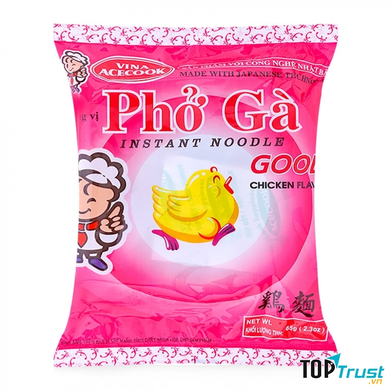 Hình quảng cáo Phở thịt gà Vina Acecook gói 68g
