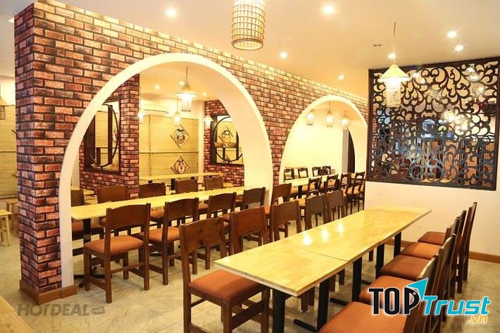 Không gian quán ấm cúng