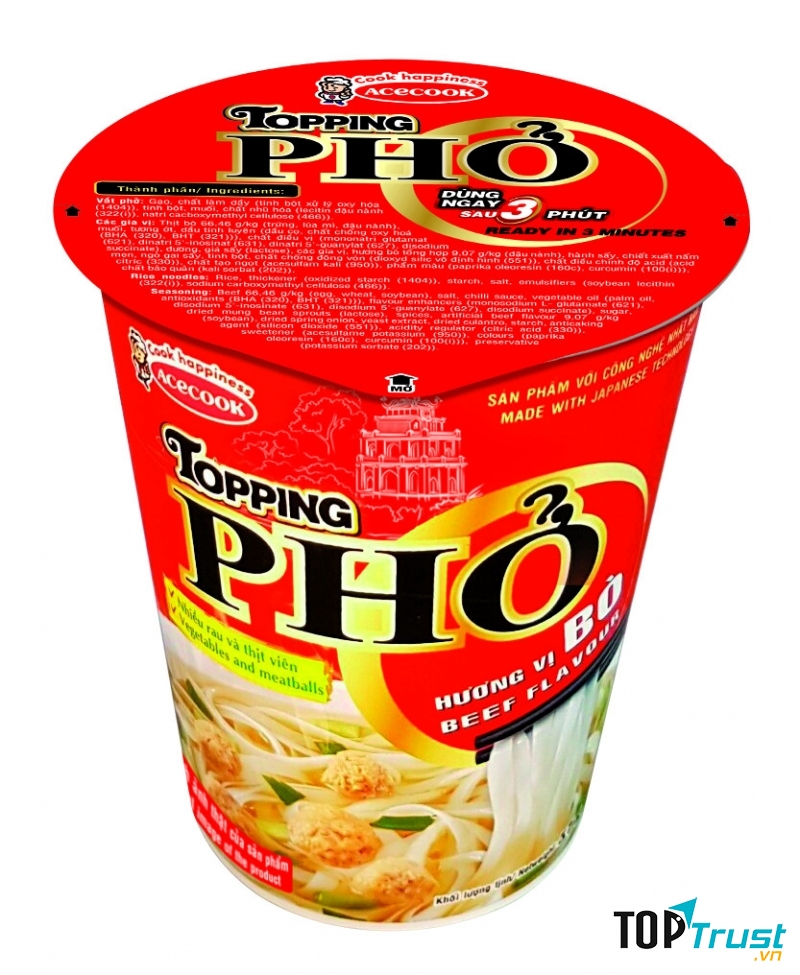 Phở ly Topping hương bò
