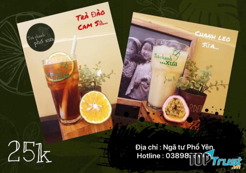 Menu liên tục được bổ sung các thức uống đa dạng