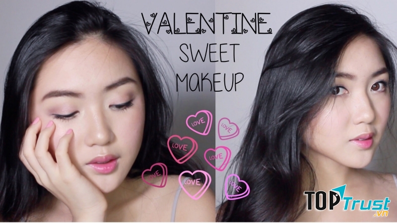 Kiểu makeup của Chloe rất nữ tính, tự nhiên mà vẫn rất xinh!
