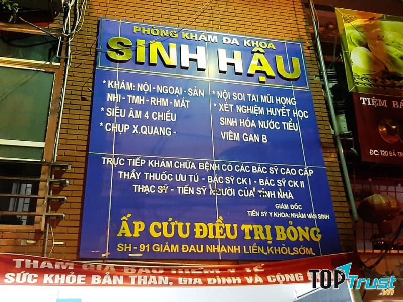 Phòng Khám Đa Khoa Sinh Hậu