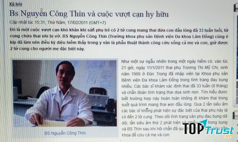 Bác sĩ Nguyễn Công Thìn