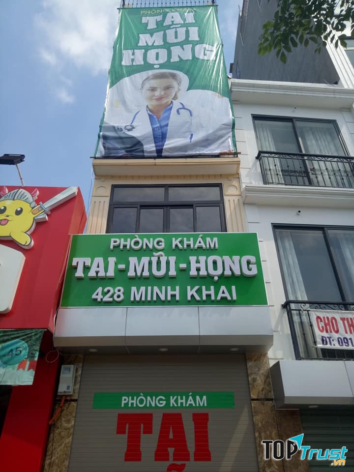 Phòng khám tai mũi họng 428 Minh Khai được nhiều bệnh nhân nhận xét là ﻿phòng khám sạch sẽ, bác sỹ nhiệt tình chu đáo, đáng tin cậy và yên tâm