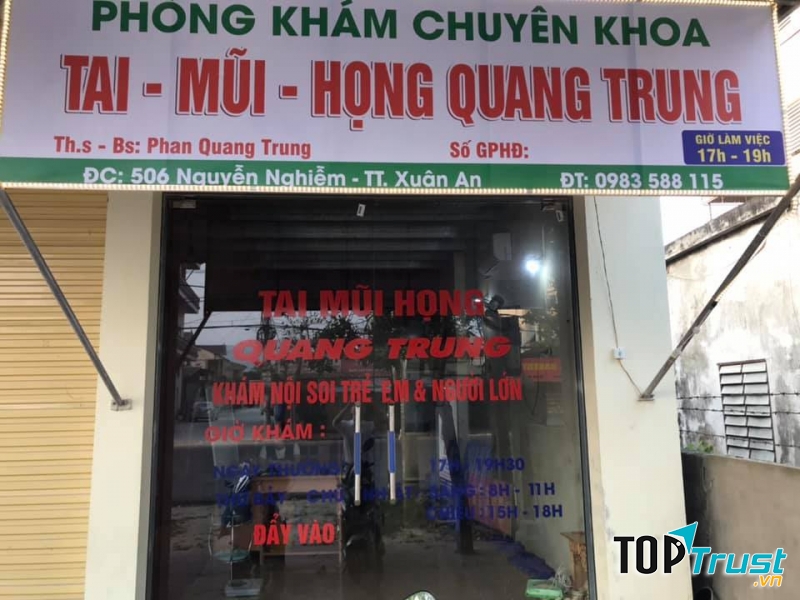 Phòng Khám Tai Mũi Họng Quang Trung