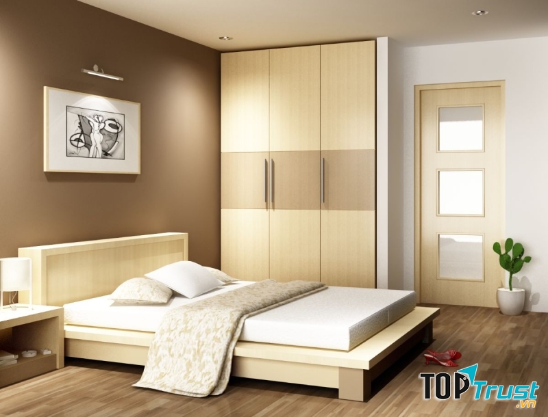 Khi xây phòng ngủ, nên là hình vuông hoặc hình chữ nhật, tốt nhất nên là hình vuông, như vậy vợ chồng dễ thuận hòa, gia đình hạnh phúc.