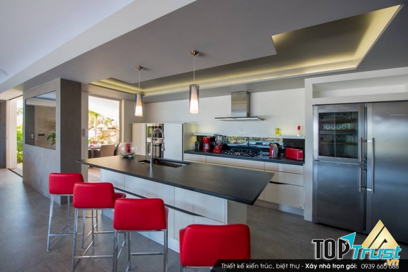 Hướng phong thủy phòng bếp theo tuổi Ất Tỵ.