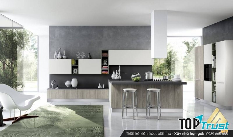 Hướng phong thủy phòng bếp theo tuổi Quý Hợi.