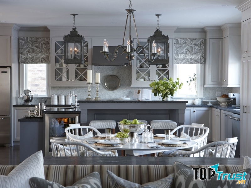 Hướng phong thủy phòng bếp theo tuổi Nhâm Thân.