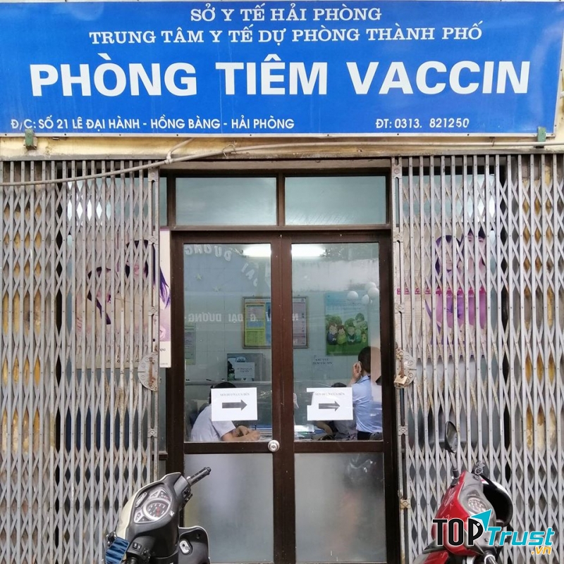 Phòng tiêm chủng Trung tâm y tế dự phòng Hải Phòng