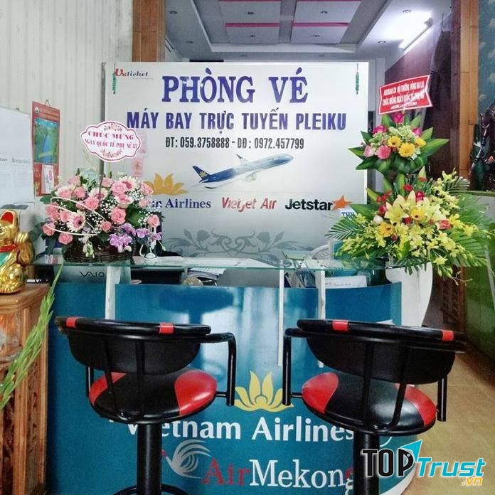 Phòng Vé Máy Bay Trực Tuyến Pleiku
