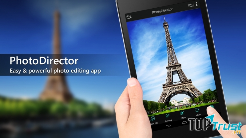 PhotoDirector được đánh giá là ứng dụng chỉnh sửa ảnh tốt nhất dành cho Android