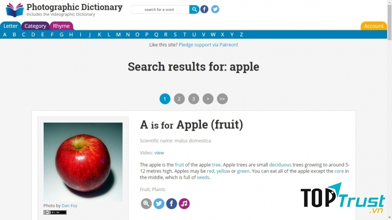 Photographic Dictionary sẽ mang đến cho bạn những hình ảnh chân thực nhất