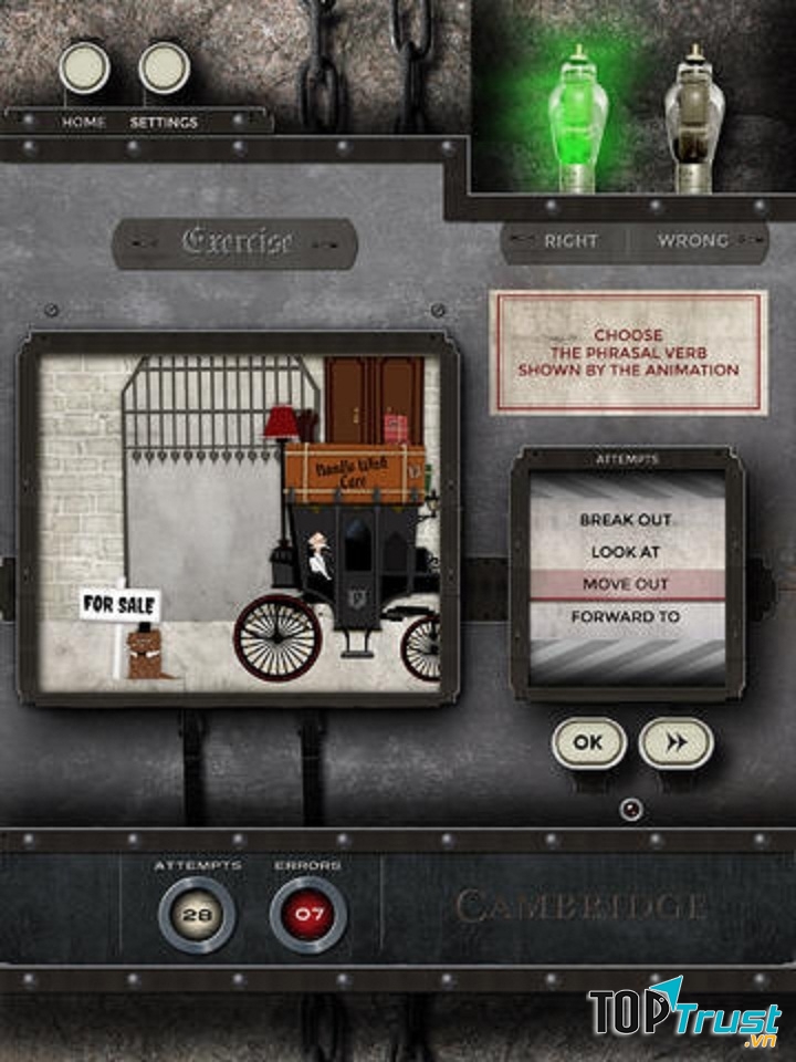 Ứng dụng Phrasalstein