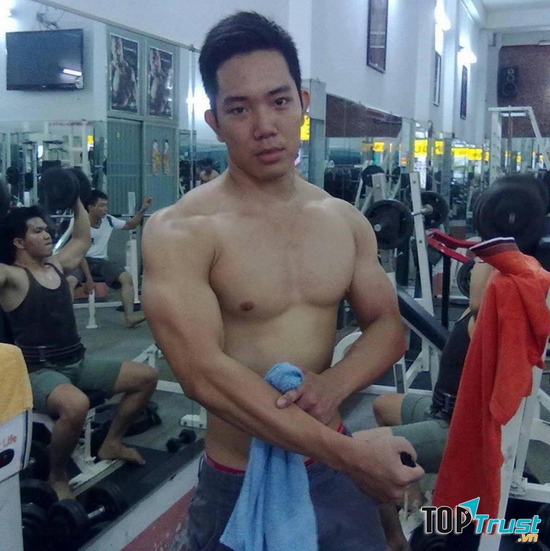 Thành viên của hội Phú Khang Gym tập được 2 tháng