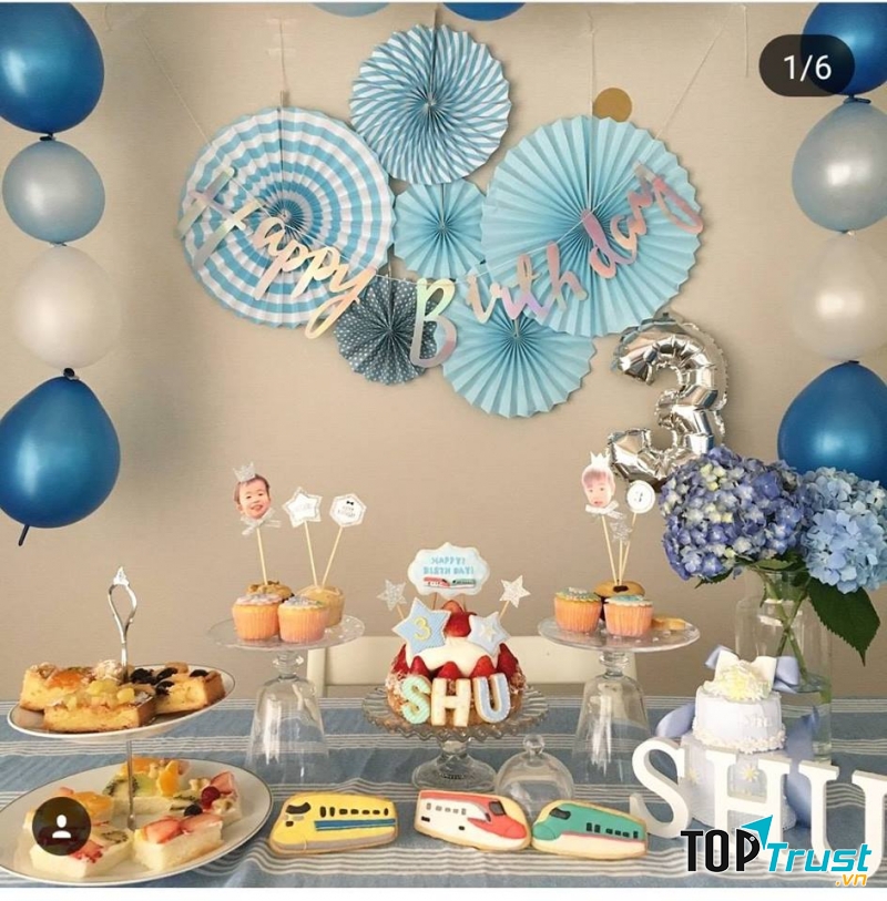 Phụ kiện trang trí sinh nhật, thôi nôi Đà Nẵng