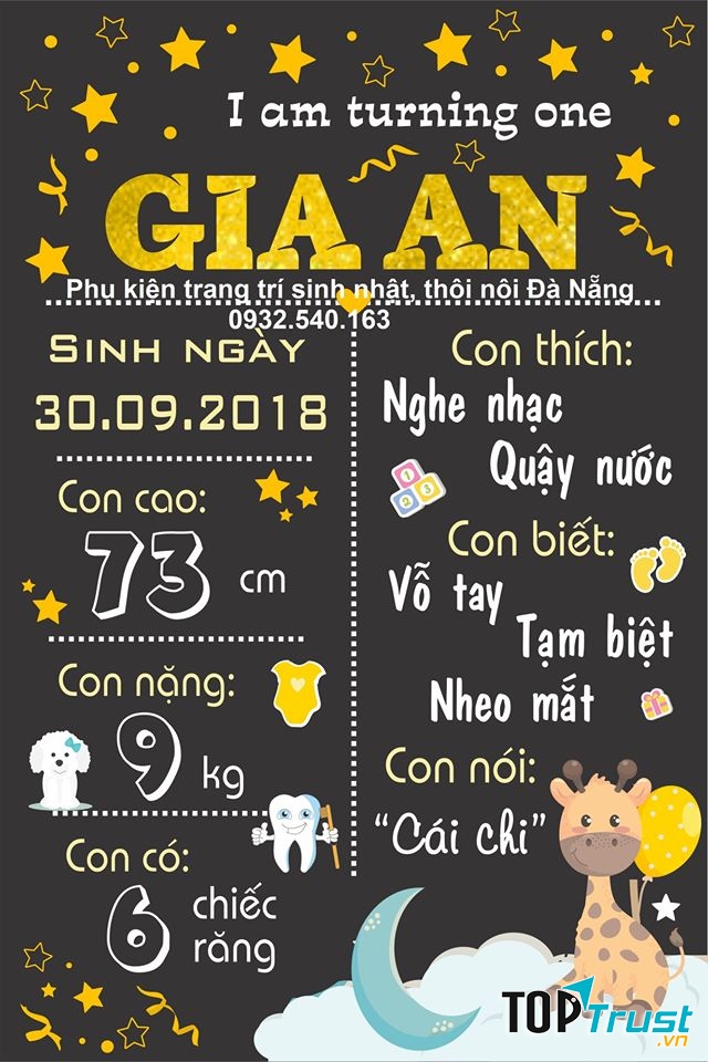 Bảng thành tích cho bé yêu