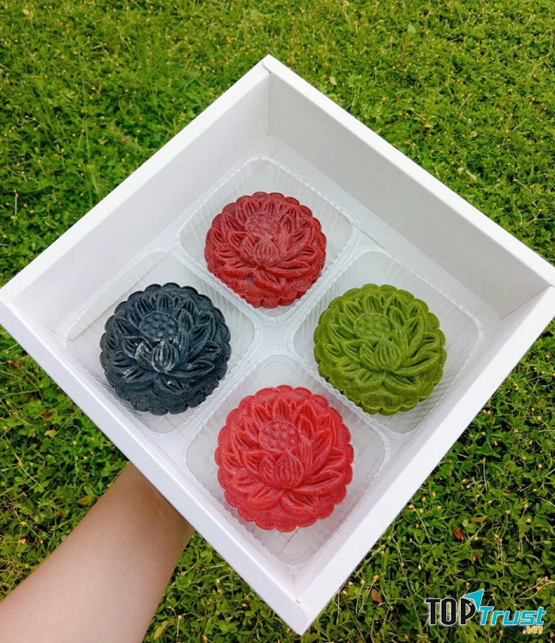 Hình thứ bánh rất đẹp mắt