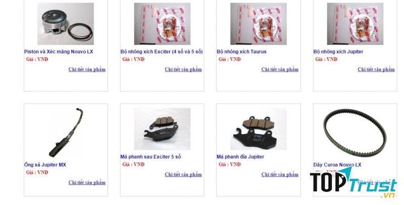 Phụ tùng xe máy bán ở Sơn Phượng