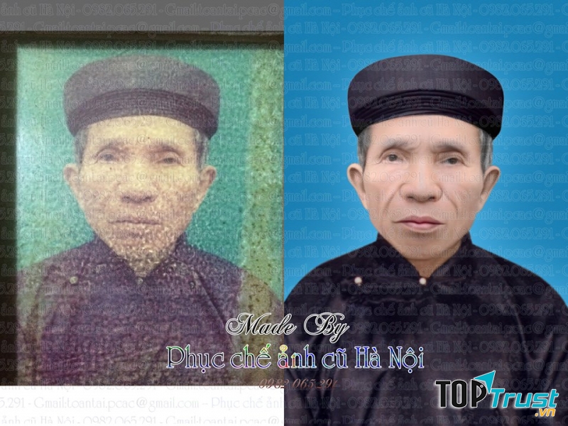 Phục chế ảnh cũ Hà Nội