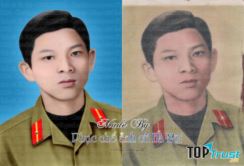 Phục chế ảnh cũ Hà Nội