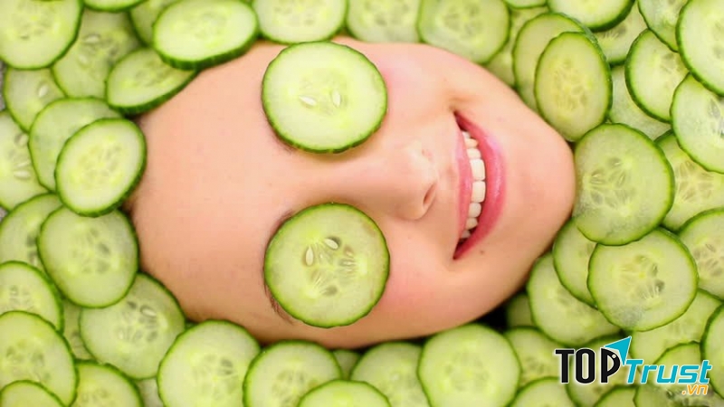 Dưa chuột tốt cho thị lực