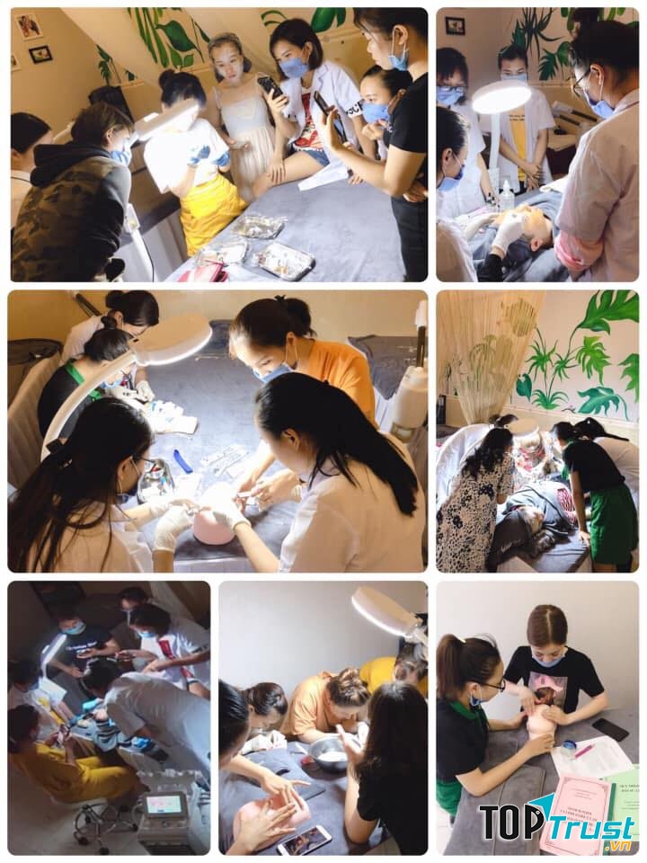 Tại đây có các ﻿﻿khóa học đầy đủ các kỹ năng dành cho một chuyên viên spa chuyên nghiệp