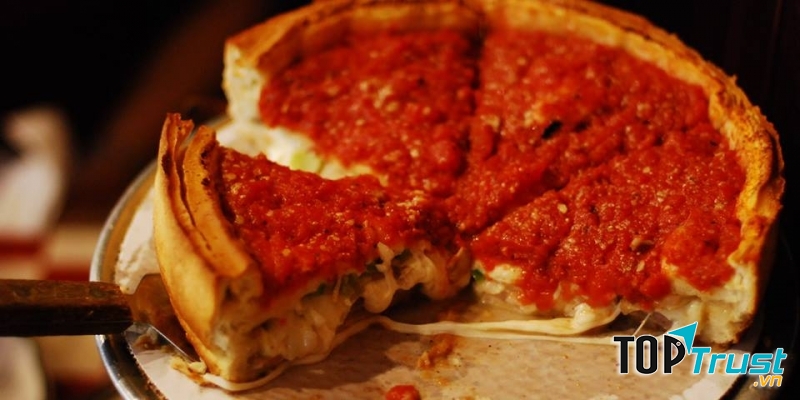 Pizza nhân nhồi phô mai