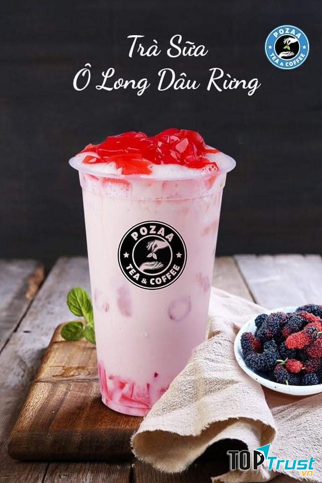 Trà sữa ô long dâu rừng ngọt béo đúng chuẩn
