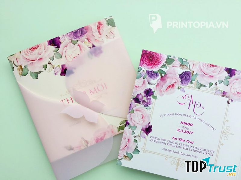 Thiệp cưới Printopia