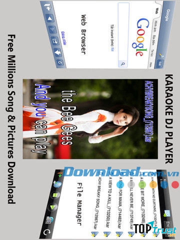 Ứng dụng Pro Karaoke & Free MuPics Downloader Lite