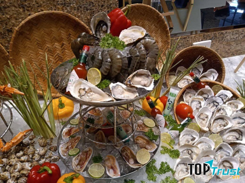 Pullman là một trong những nhà hàng cung cấp dịch vụ buffet hải sản có quy mô tại Vũng Tàu.