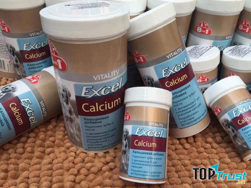 Viên nhai bổ sung canxi cho thú cưng