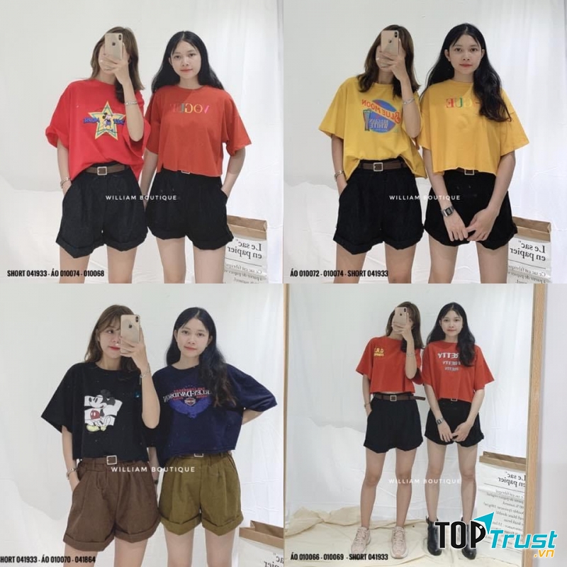 William Boutique - shop bán quần short nữ đẹp và chất lượng nhất TP. HCM